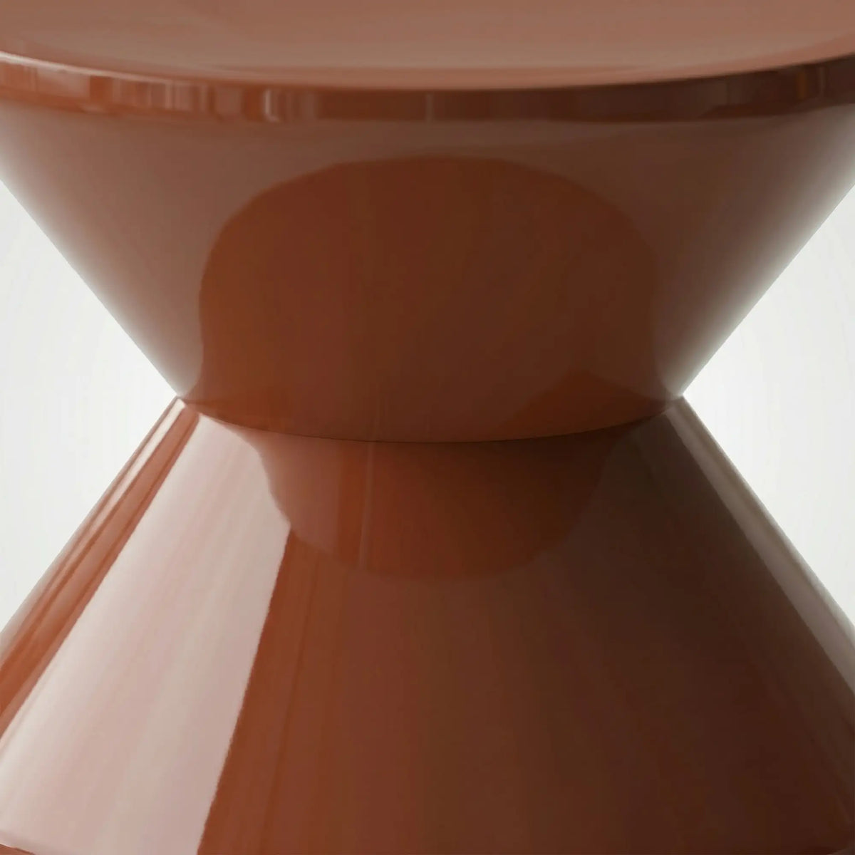 KKUSO ABS SIDE TABLE - BONGO MINI AMBER BROWN