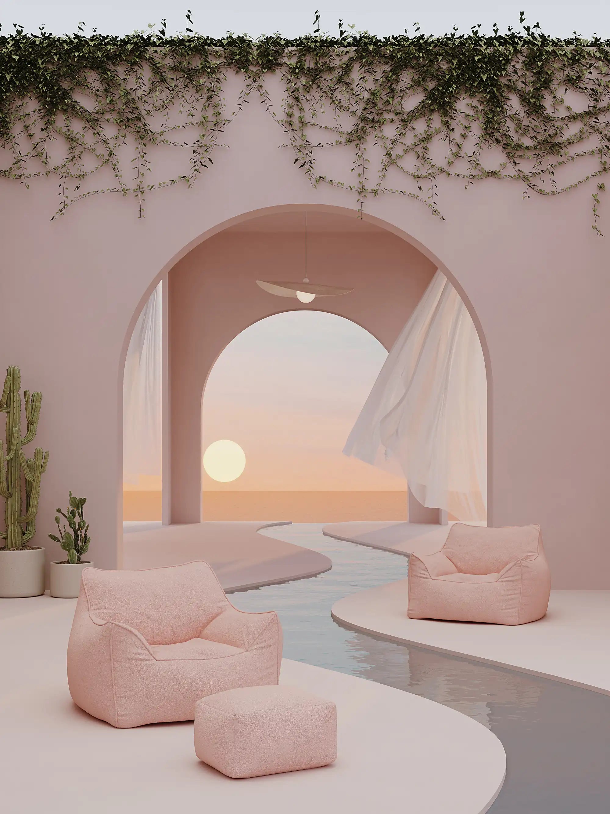 DODO LOUNGE CHAIR - TEDDY FLEECE KKUSO.HOME