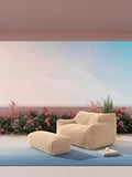 DODO TWO-SEATER LOUNGE - CHANNEL CORD SANDSTONE