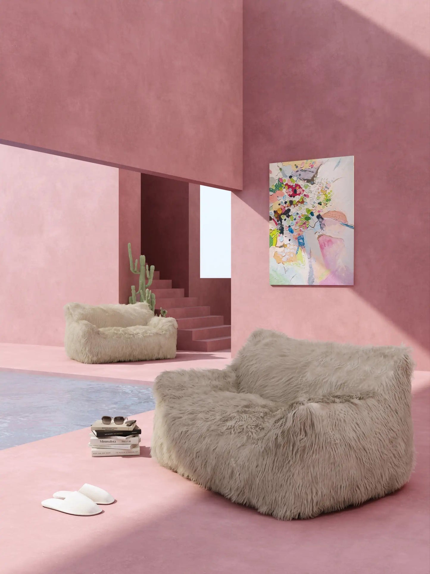 DODO TWO-SEATER LOUNGE - FAUX FUR KKUSO.HOME