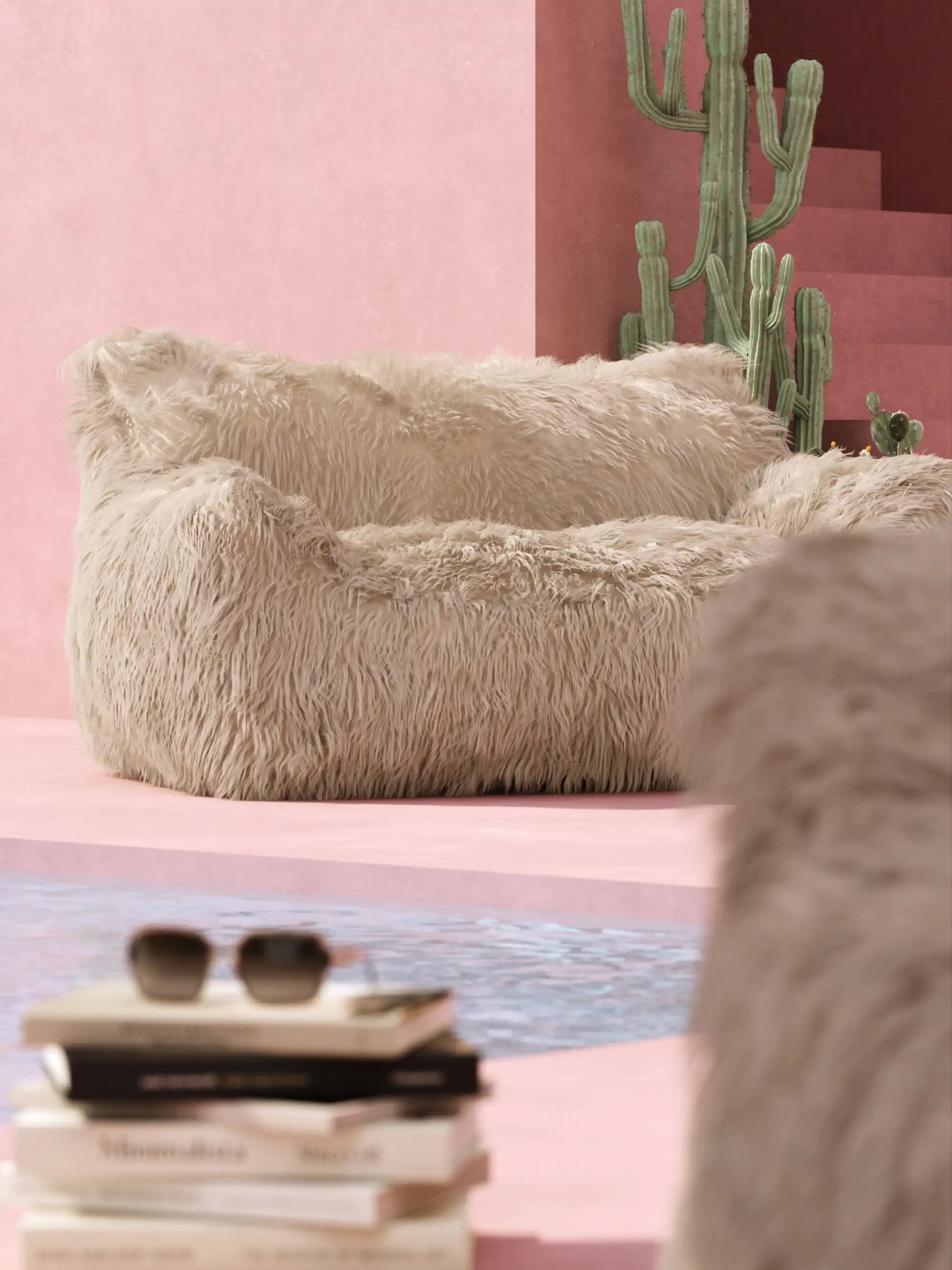 DODO TWO-SEATER LOUNGE - FAUX FUR KKUSO.HOME