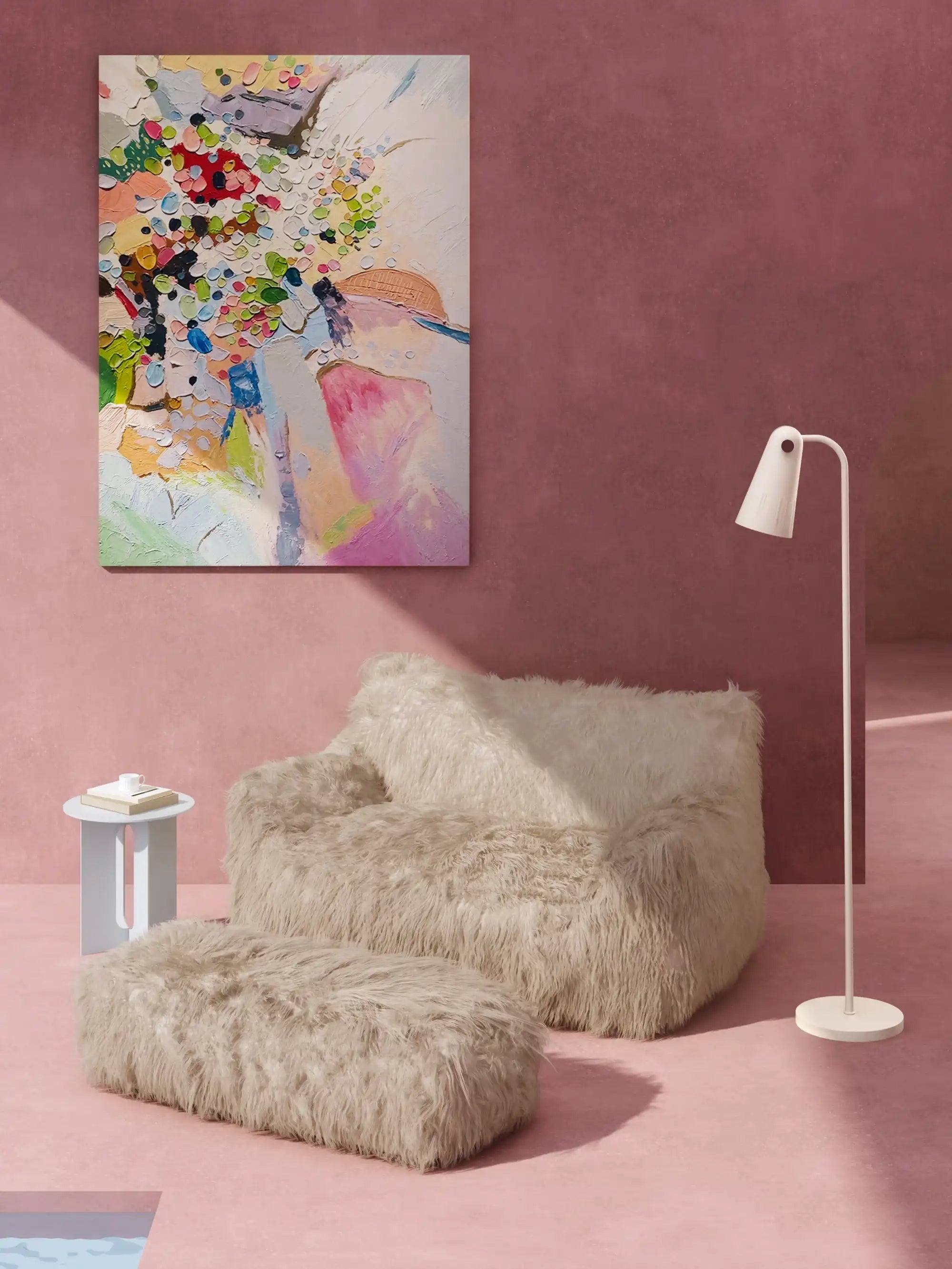 DODO TWO-SEATER LOUNGE - FAUX FUR KKUSO.HOME