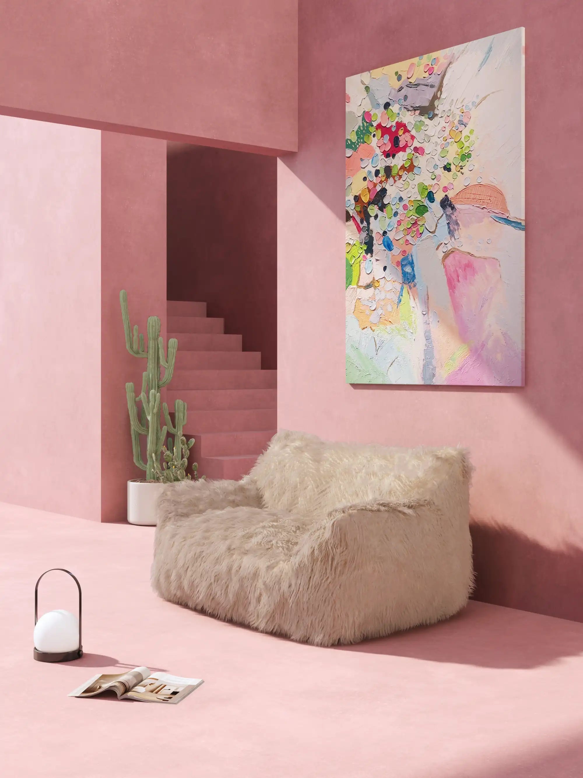 DODO TWO-SEATER LOUNGE - FAUX FUR KKUSO.HOME