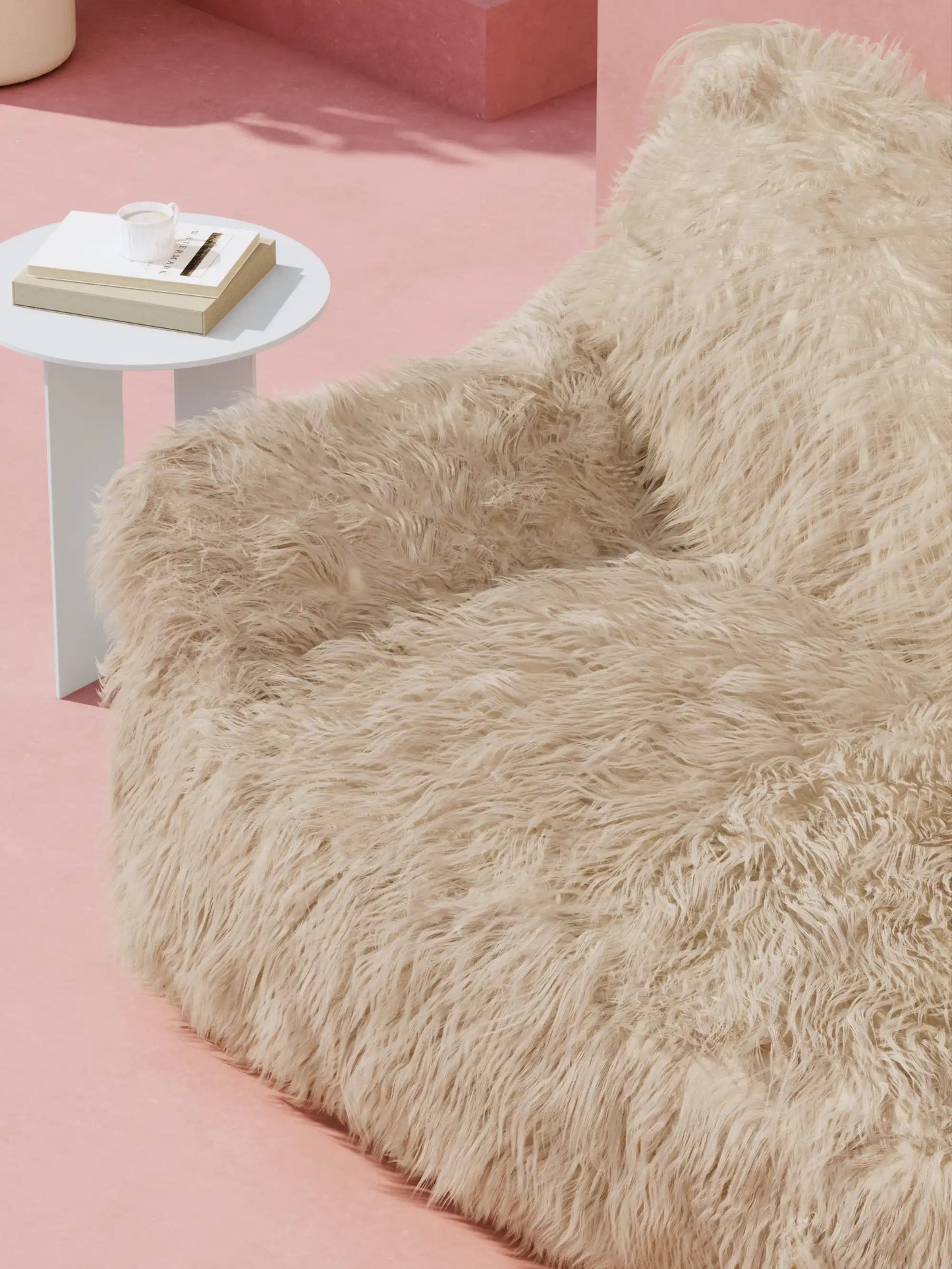 DODO TWO-SEATER LOUNGE - FAUX FUR KKUSO.HOME