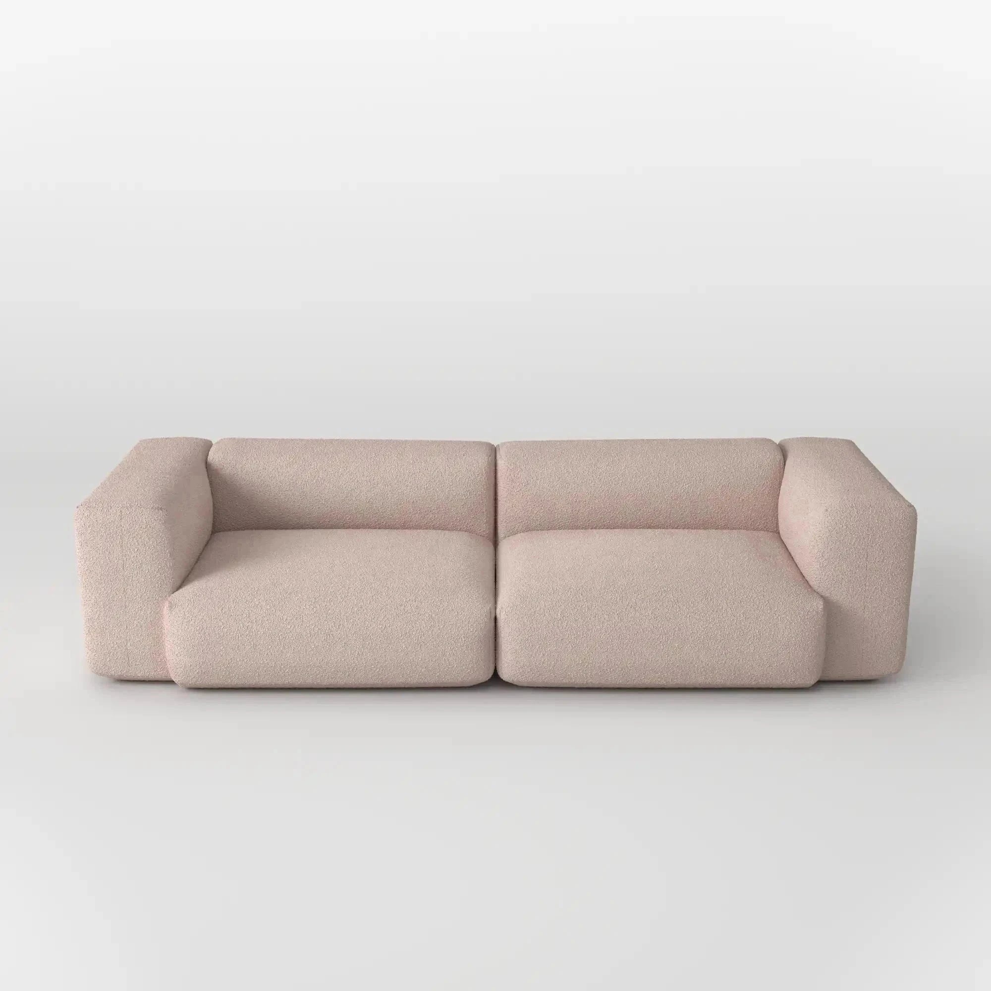 MODULAR SOFA MOMO SET 1 - BOUCLE PEACH PINK – KKUSO