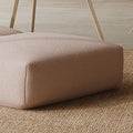 MOMO OTTOMAN - BOUCLE PEACH PINK