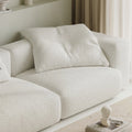 MOMO CORNER LEFT - BOUCLE SNOW WHITE