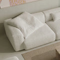 MOMO CORNER RIGHT - BOUCLE SNOW WHITE
