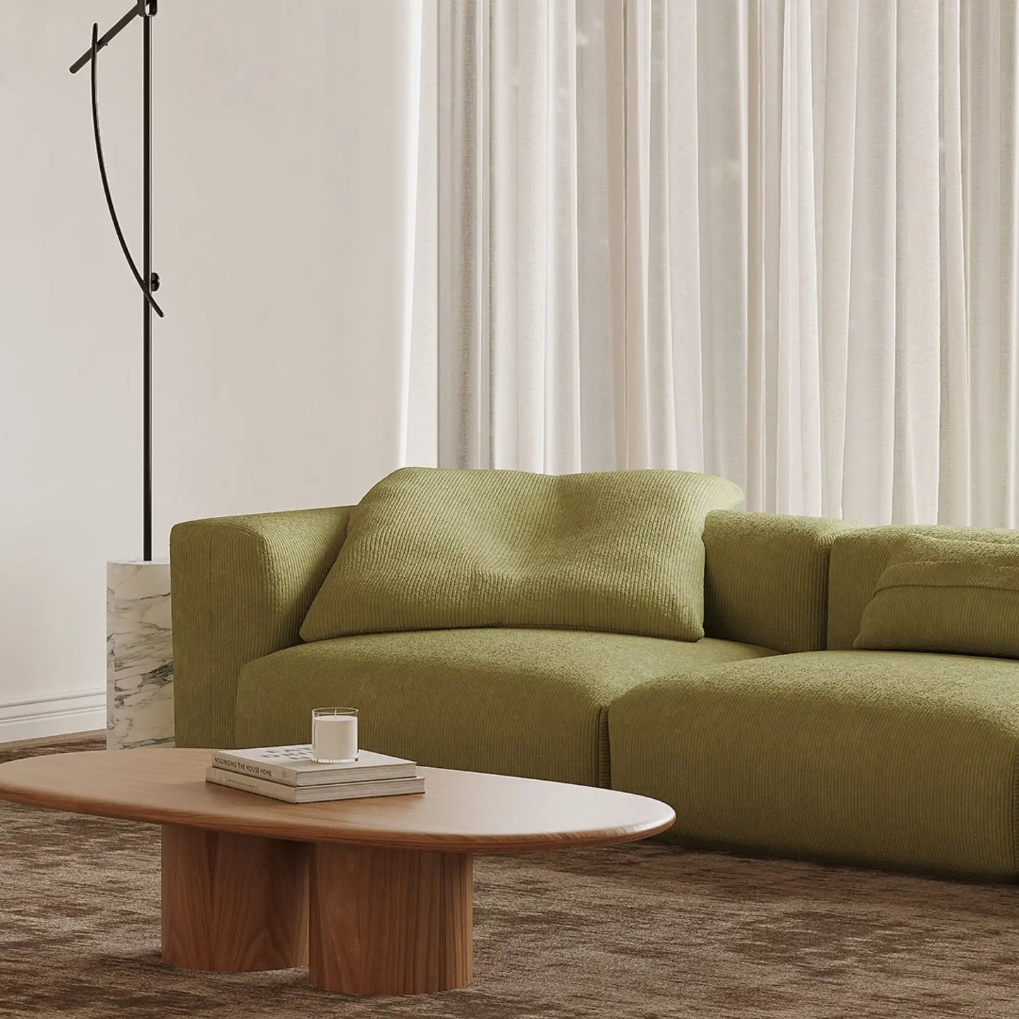 MOMO SET 1 - CORDUROY OLIVE MOSS