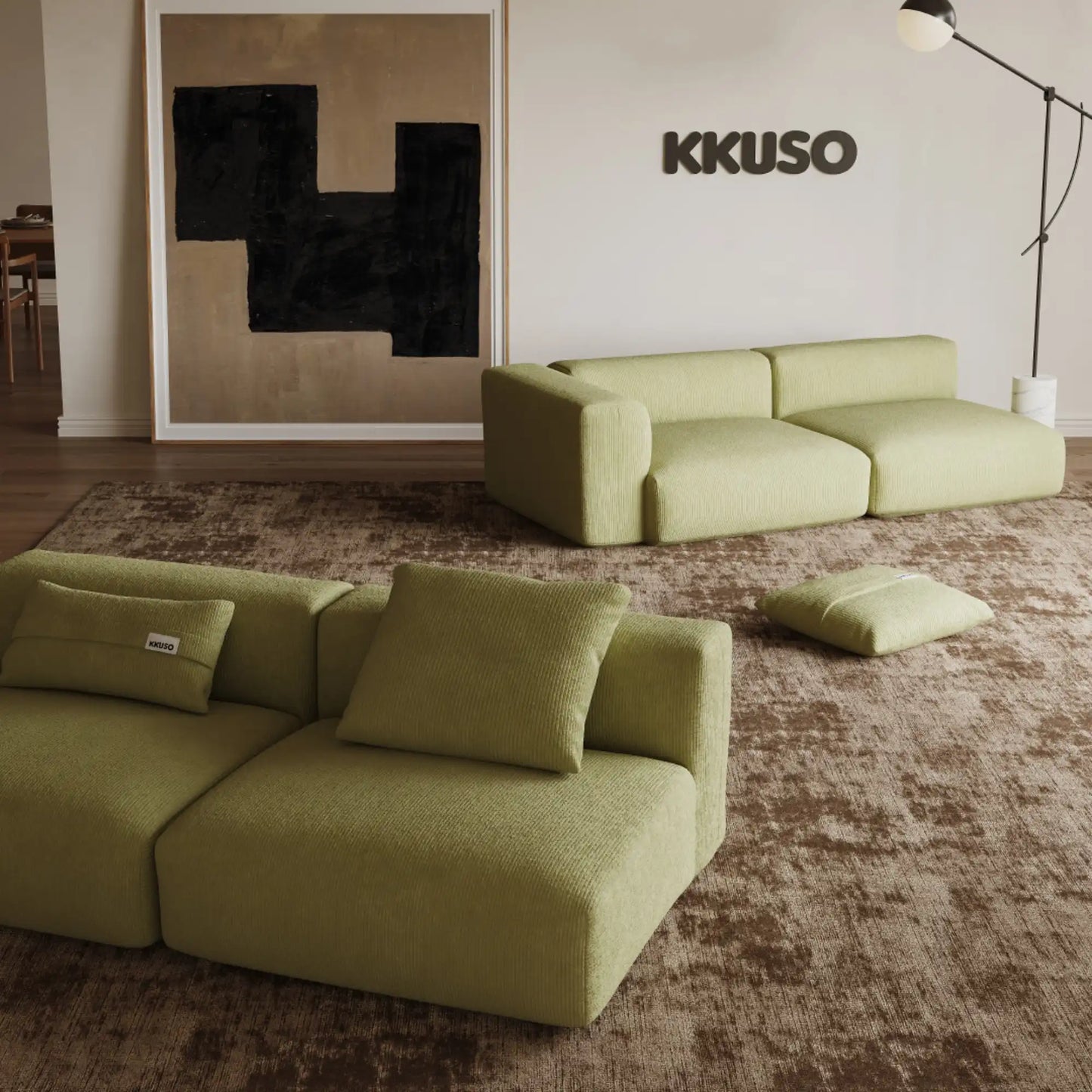 MOMO SET 4 - CORDUROY OLIVE MOSS