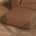 MOMO OTTOMAN - CORDUROY COCOA BROWN