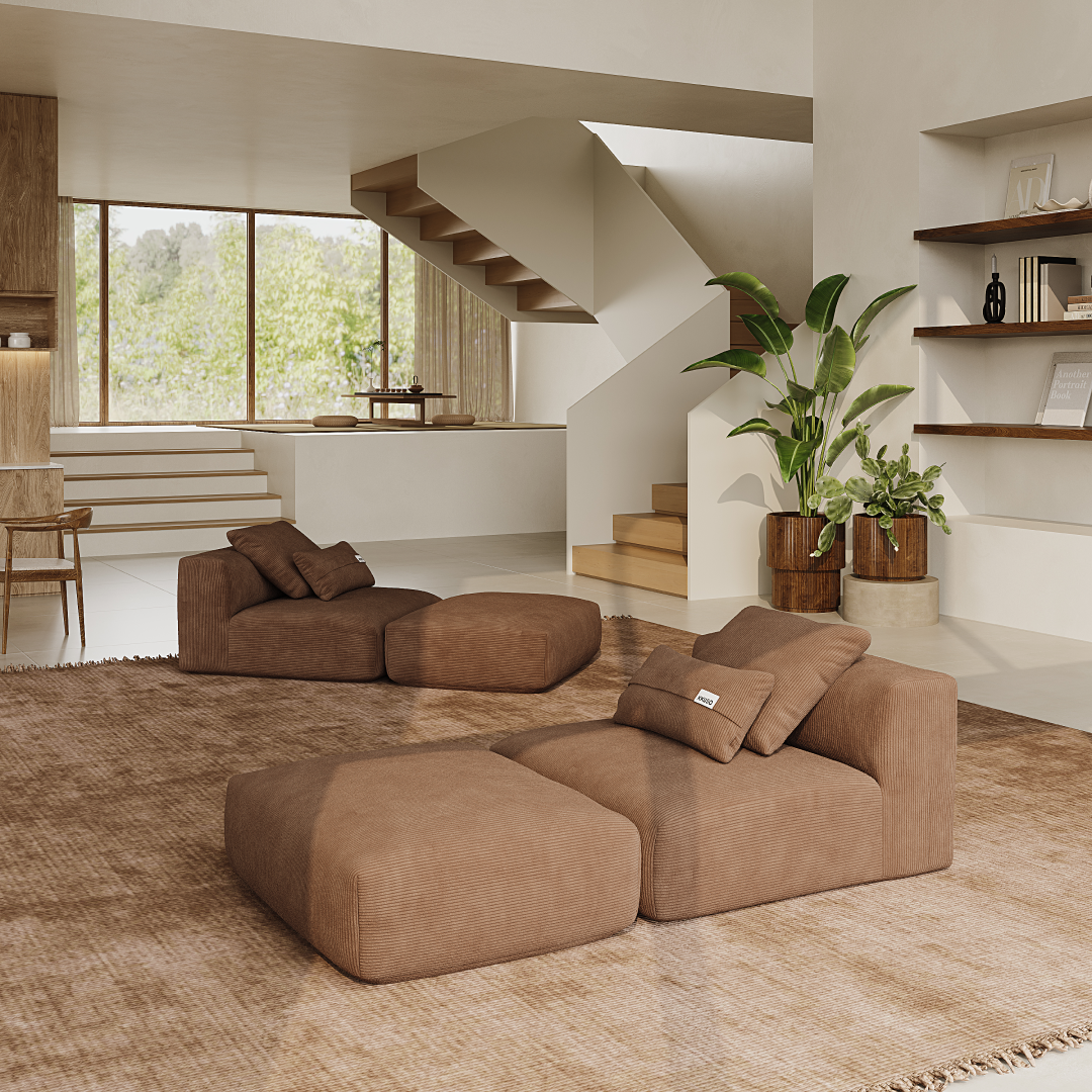 MOMO SET 3 - CORDUROY COCOA BROWN