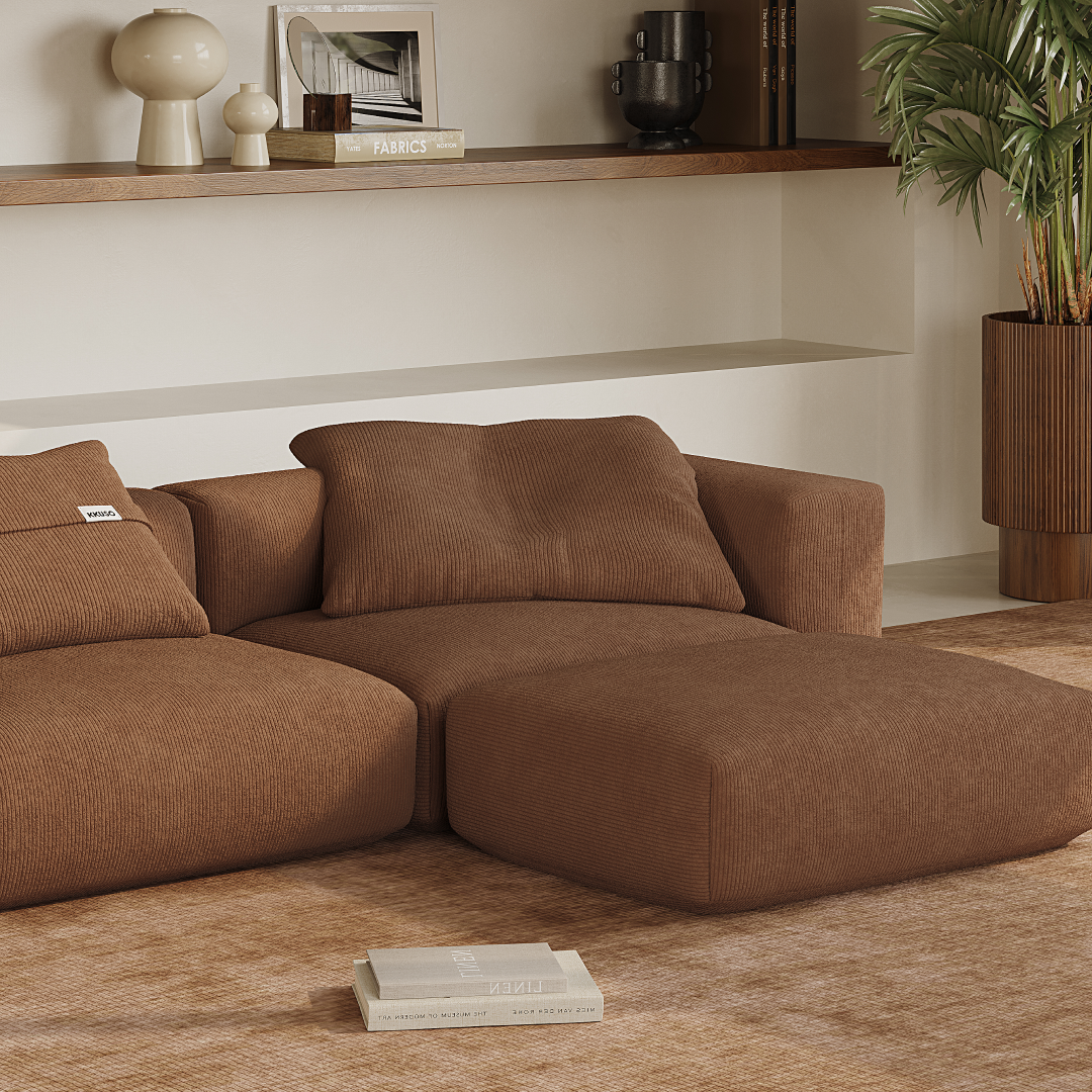 MOMO SET 6 - CORDUROY COCOA BROWN