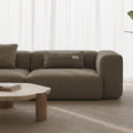 MOMO CORNER LEFT - CORDUROY STONE TAUPE