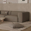 MOMO CORNER LEFT - CORDUROY STONE TAUPE
