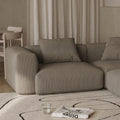 MOMO CORNER RIGHT - CORDUROY STONE TAUPE