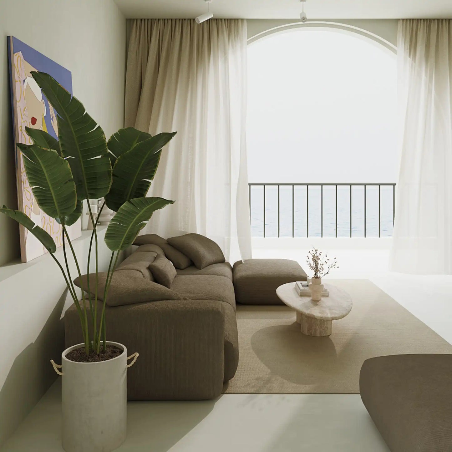 MOMO SET 6 - CORDUROY STONE TAUPE