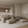 MOMO SET 6 - CORDUROY STONE TAUPE