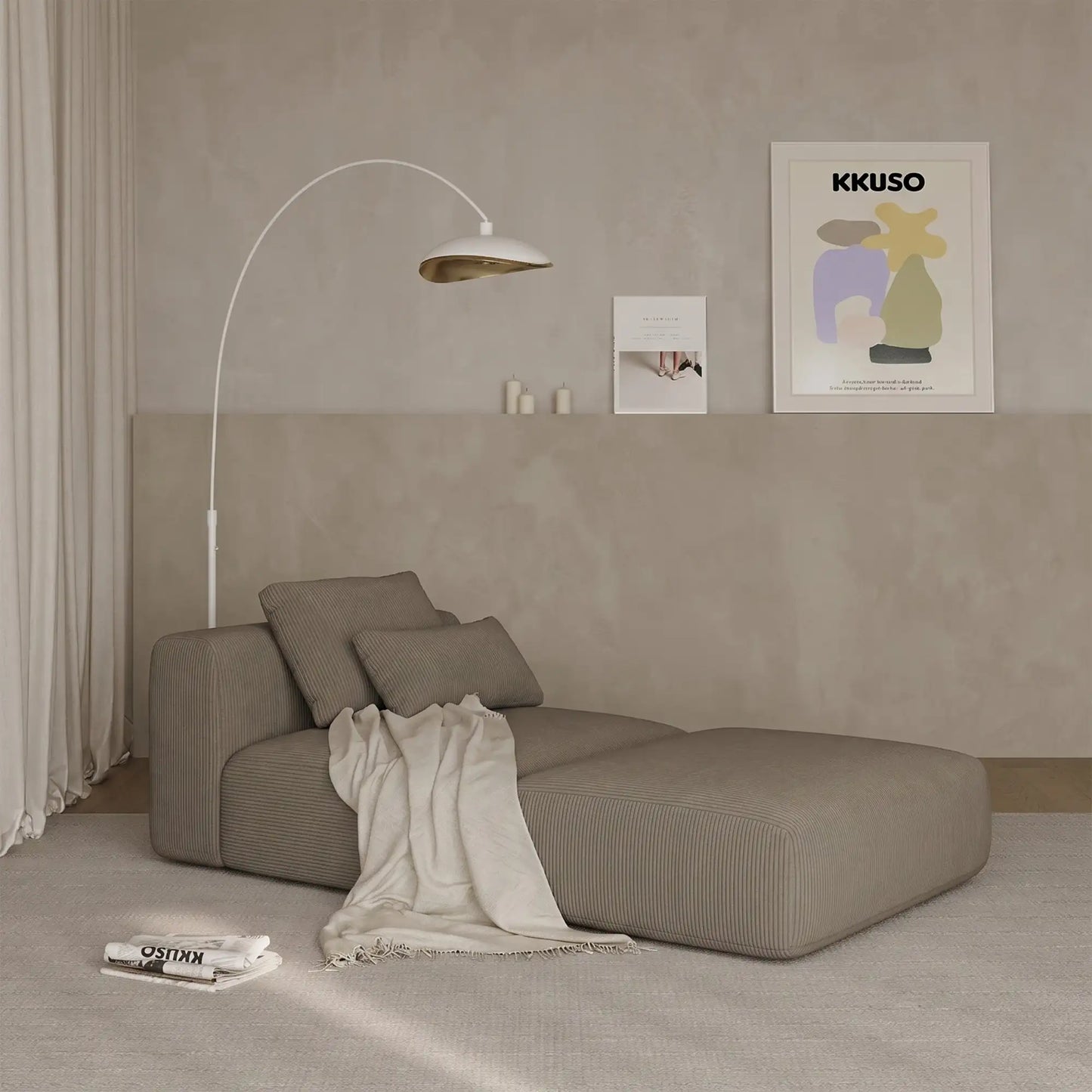 MOMO SET 7 - CORDUROY STONE TAUPE