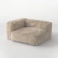MOMO CORNER RIGHT - FAUX FUR CAFE CREME