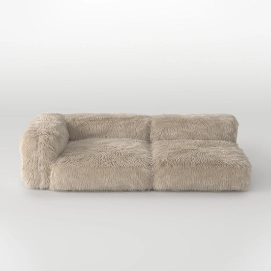 MOMO SET 4 - FAUX FUR CAFE CREME