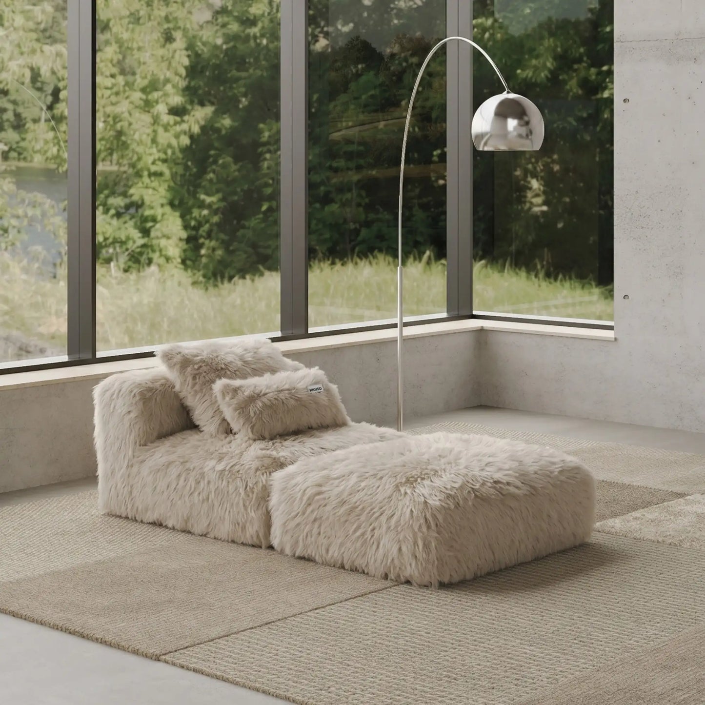 MOMO SET 7 - FAUX FUR CAFE CREME