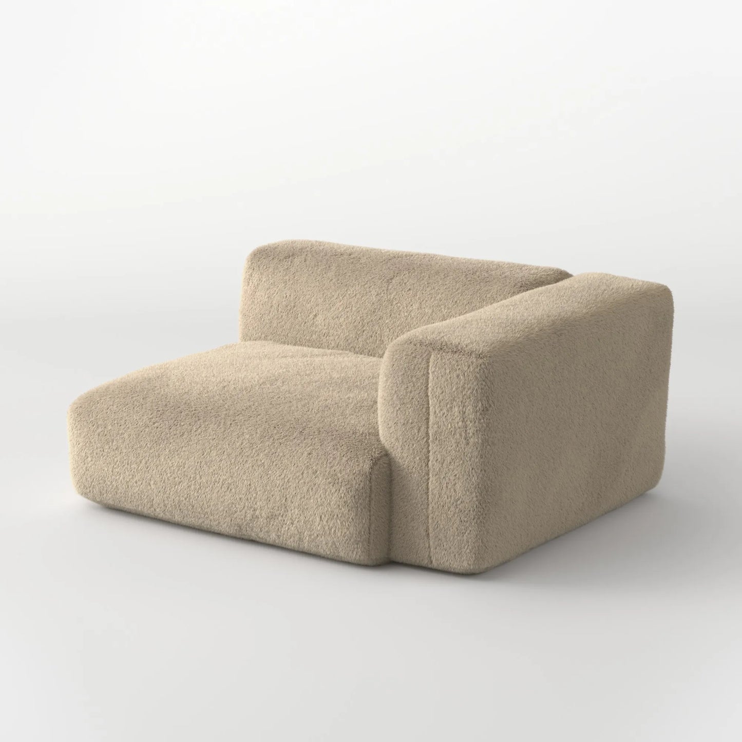 MOMO MODULAR SOFA CORNER LEFT - SOFT FUR