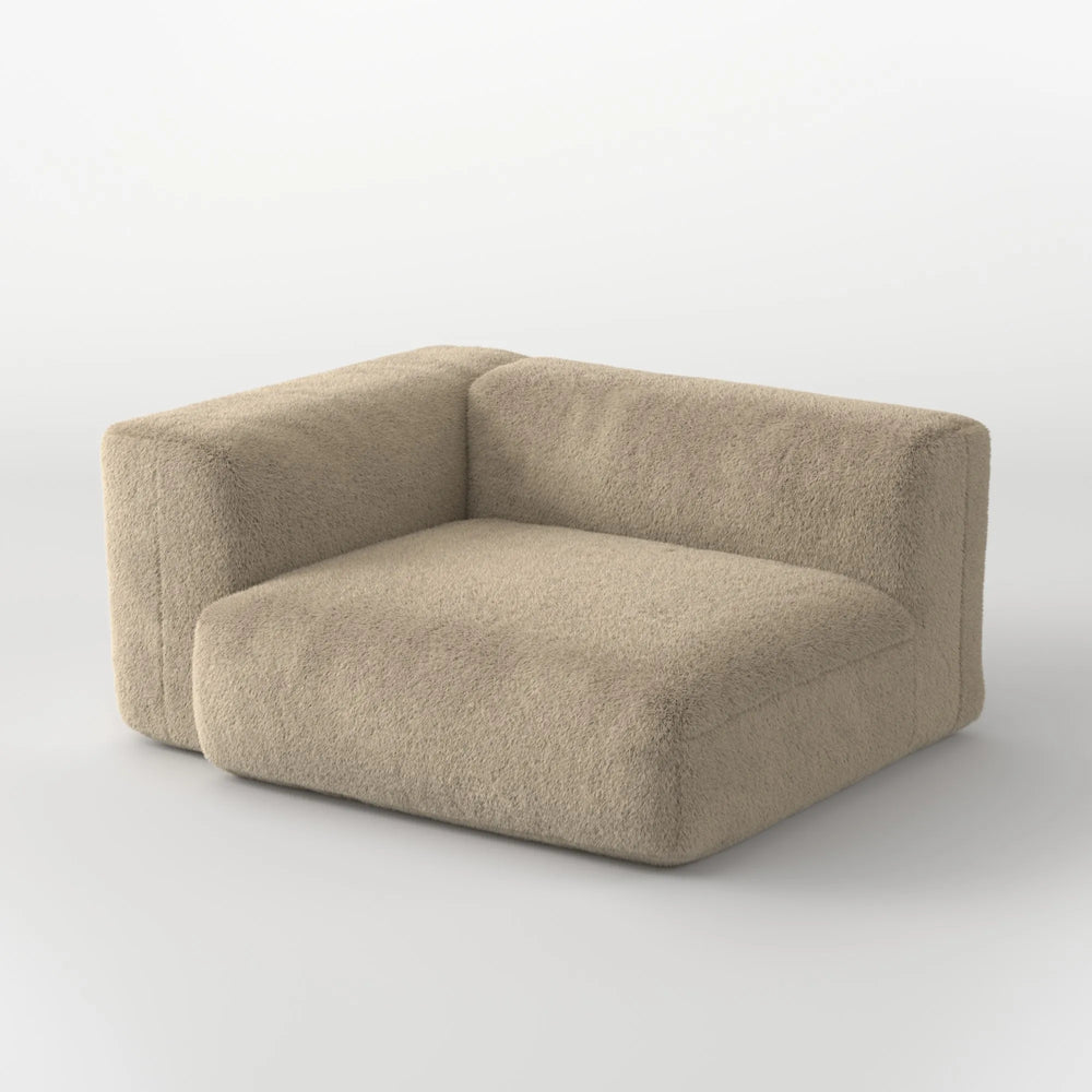 MOMO MODULAR SOFA CORNER RIGHT - SOFT FUR