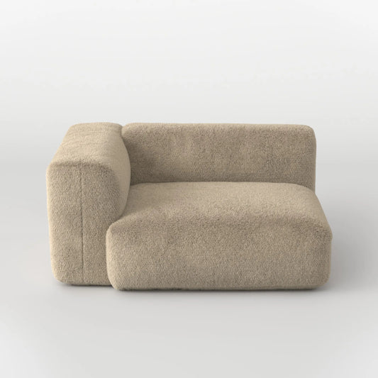 MOMO CORNER RIGHT - SOFT FUR WARM OAT