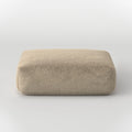 MOMO OTTOMAN - SOFT FUR WARM OAT