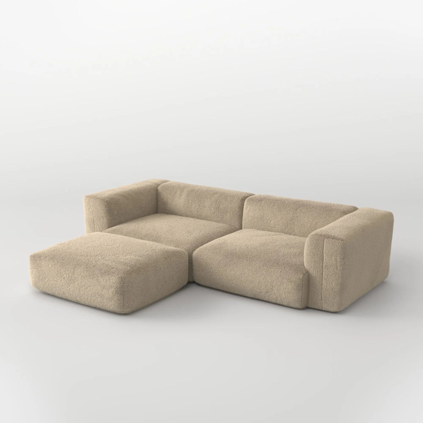 MOMO MODULAR SOFA SET 2 - SOFT FUR