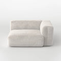 MOMO CORNER LEFT - SOFT FUR IVORY CLOUD
