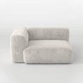 MOMO CORNER RIGHT - SOFT FUR IVORY CLOUD