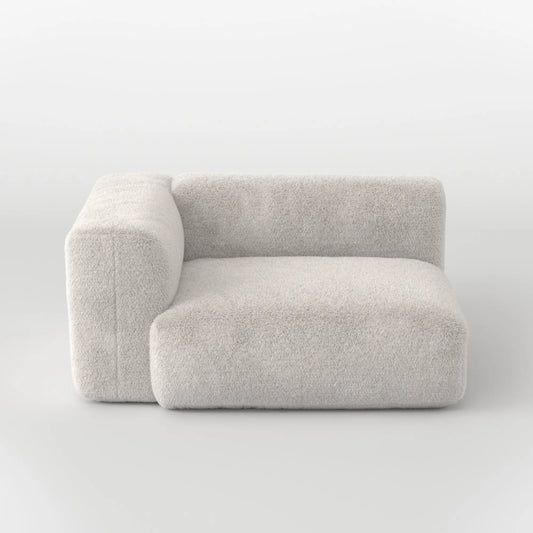MOMO CORNER RIGHT - SOFT FUR IVORY CLOUD