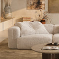 MOMO CORNER RIGHT - SOFT FUR IVORY CLOUD