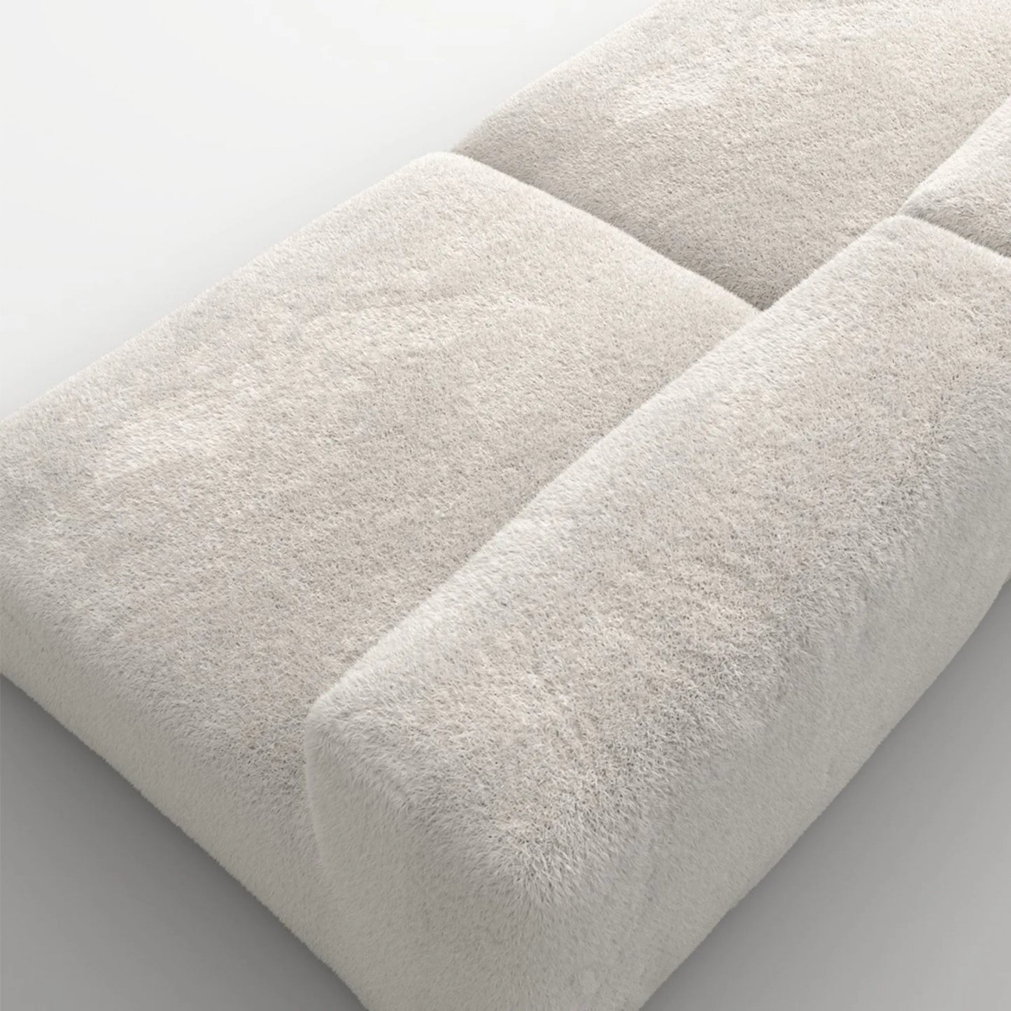 MOMO SET 6 - SOFT FUR IVORY CLOUD