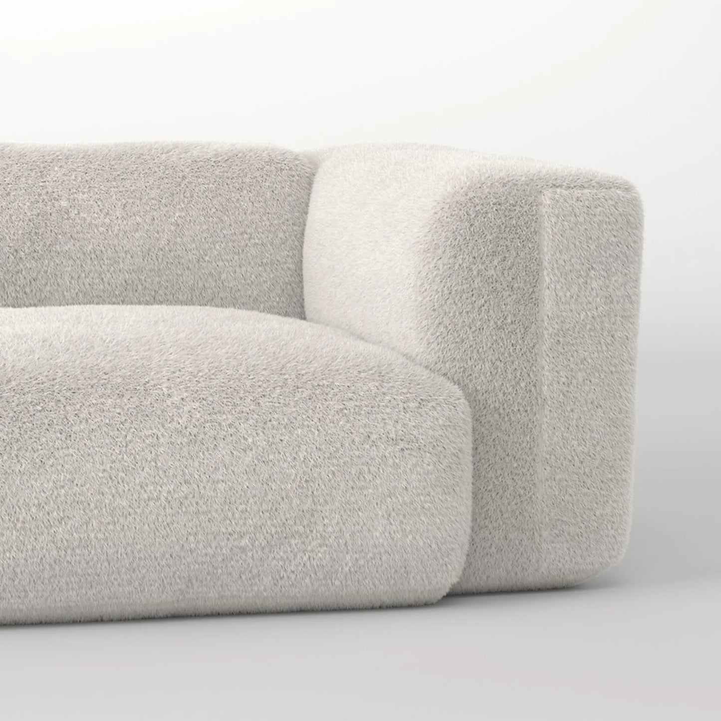 MOMO SET 6 - SOFT FUR IVORY CLOUD