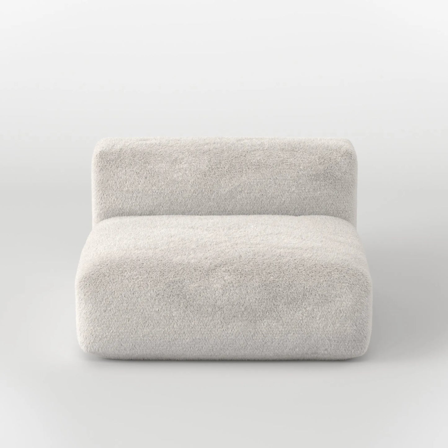 MOMO MODULAR SOFA LOUNGER - SOFT FUR