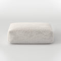 MOMO OTTOMAN - SOFT FUR IVORY CLOUD