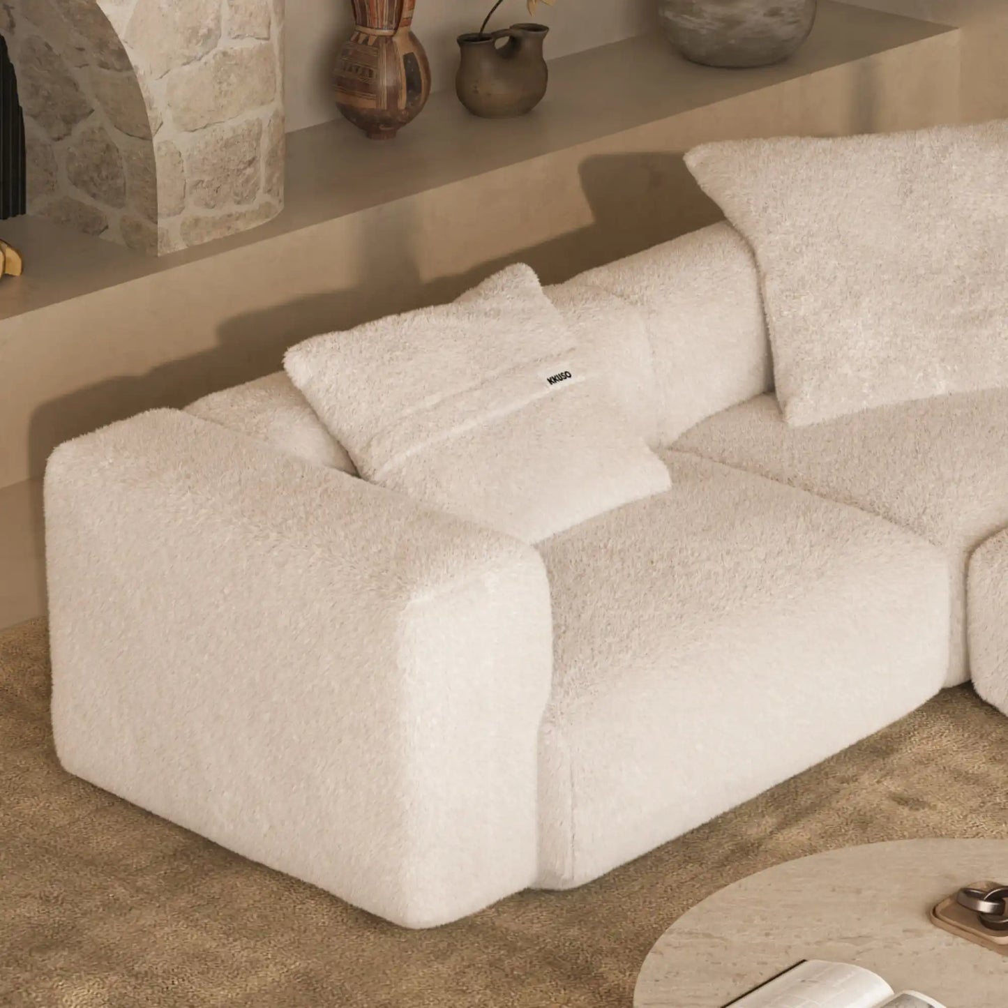 MOMO SET 2 - SOFT FUR IVORY CLOUD