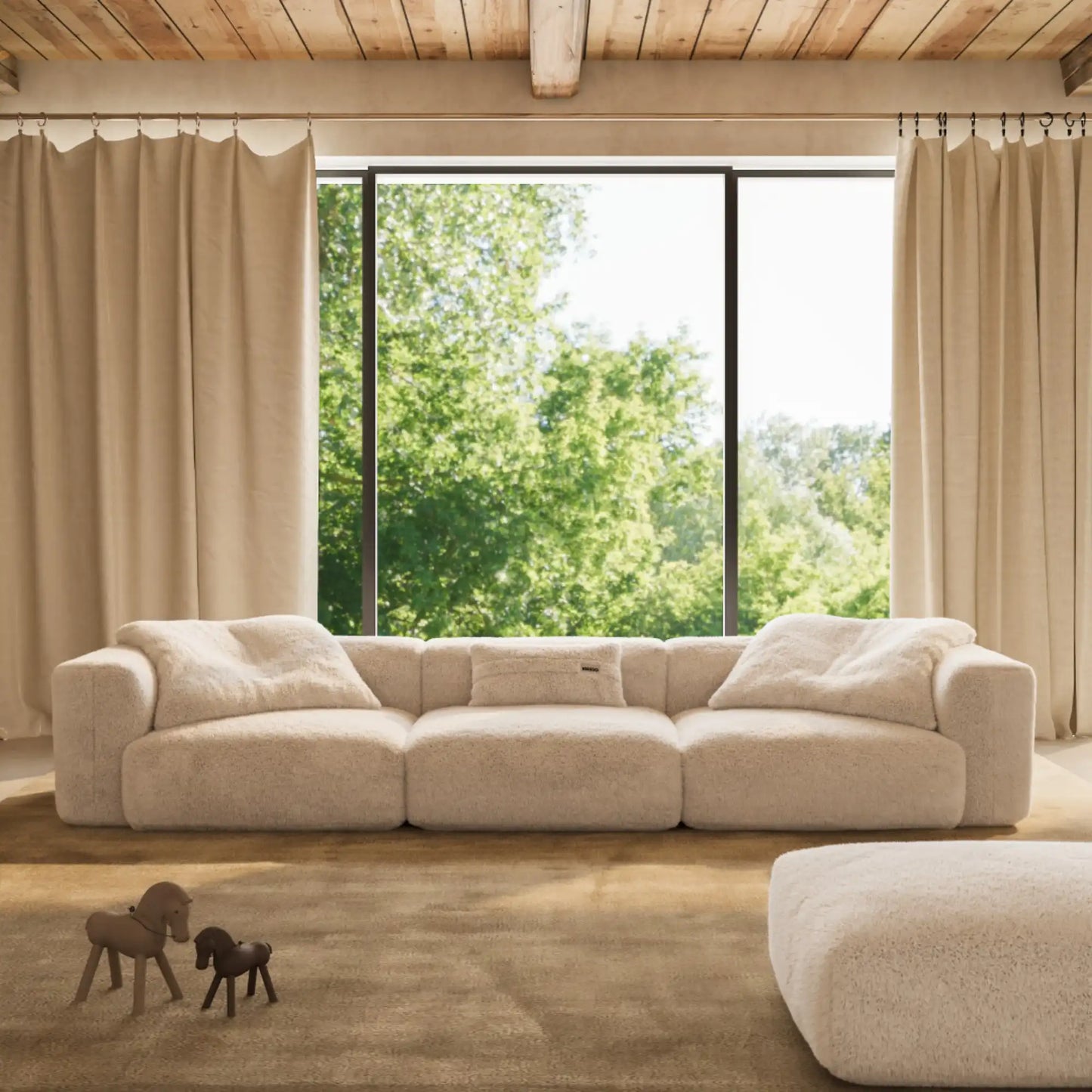 MOMO SET 5 - SOFT FUR IVORY CLOUD