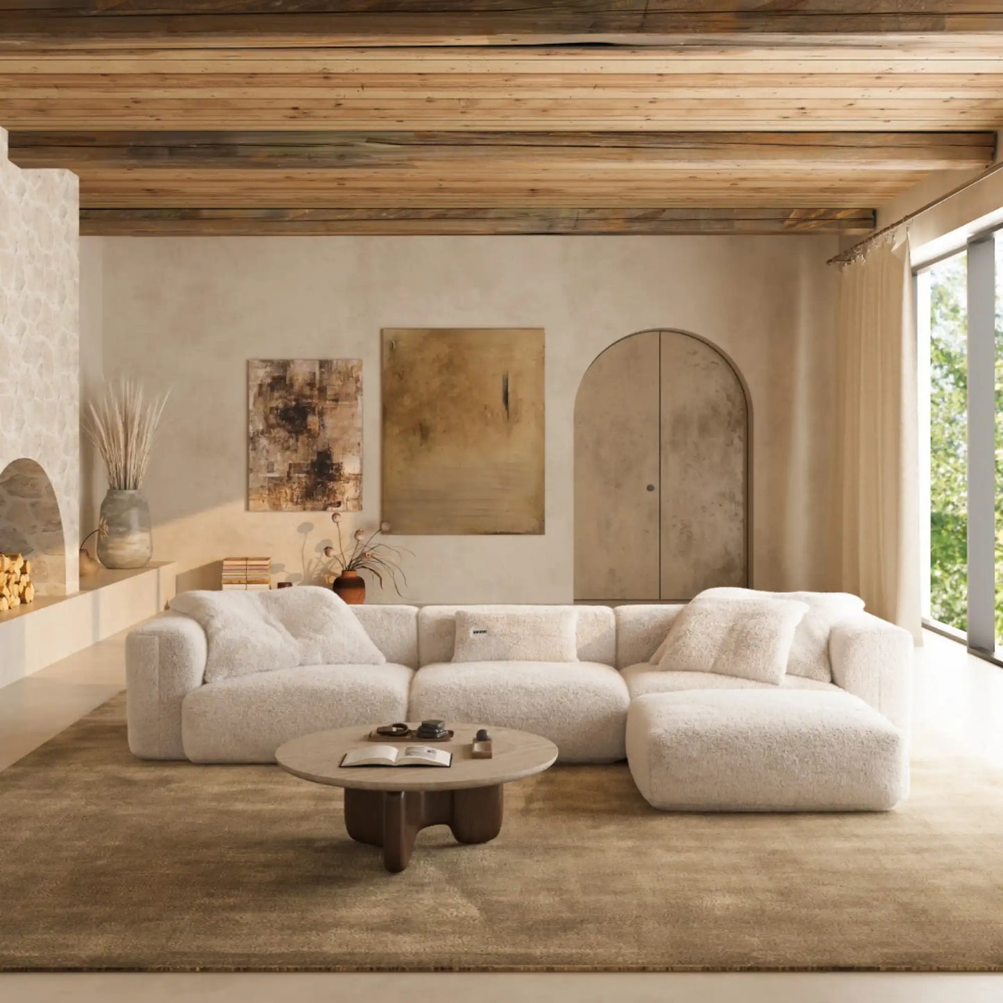 MOMO SET 5 - SOFT FUR IVORY CLOUD