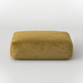 MOMO OTTOMAN - SOFT FUR GOLDEN MOSS