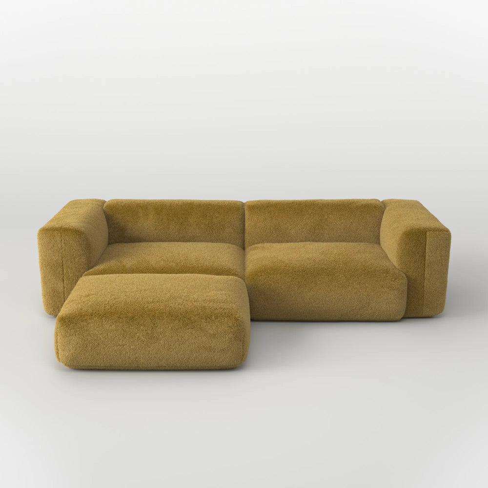 MOMO SET 2 - SOFT FUR GOLDEN MOSS