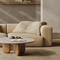 MOMO CORNER LEFT - TEDDY FLEECE BEIGE