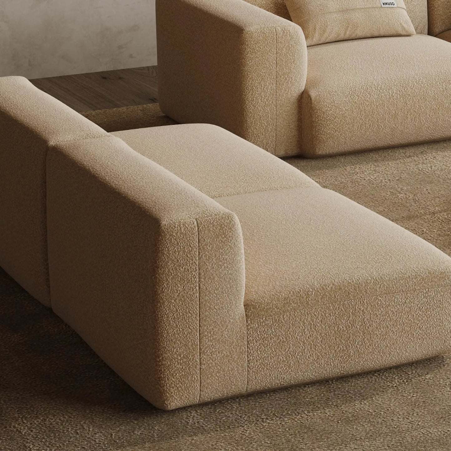 MOMO SET 3 - TEDDY FLEECE BEIGE