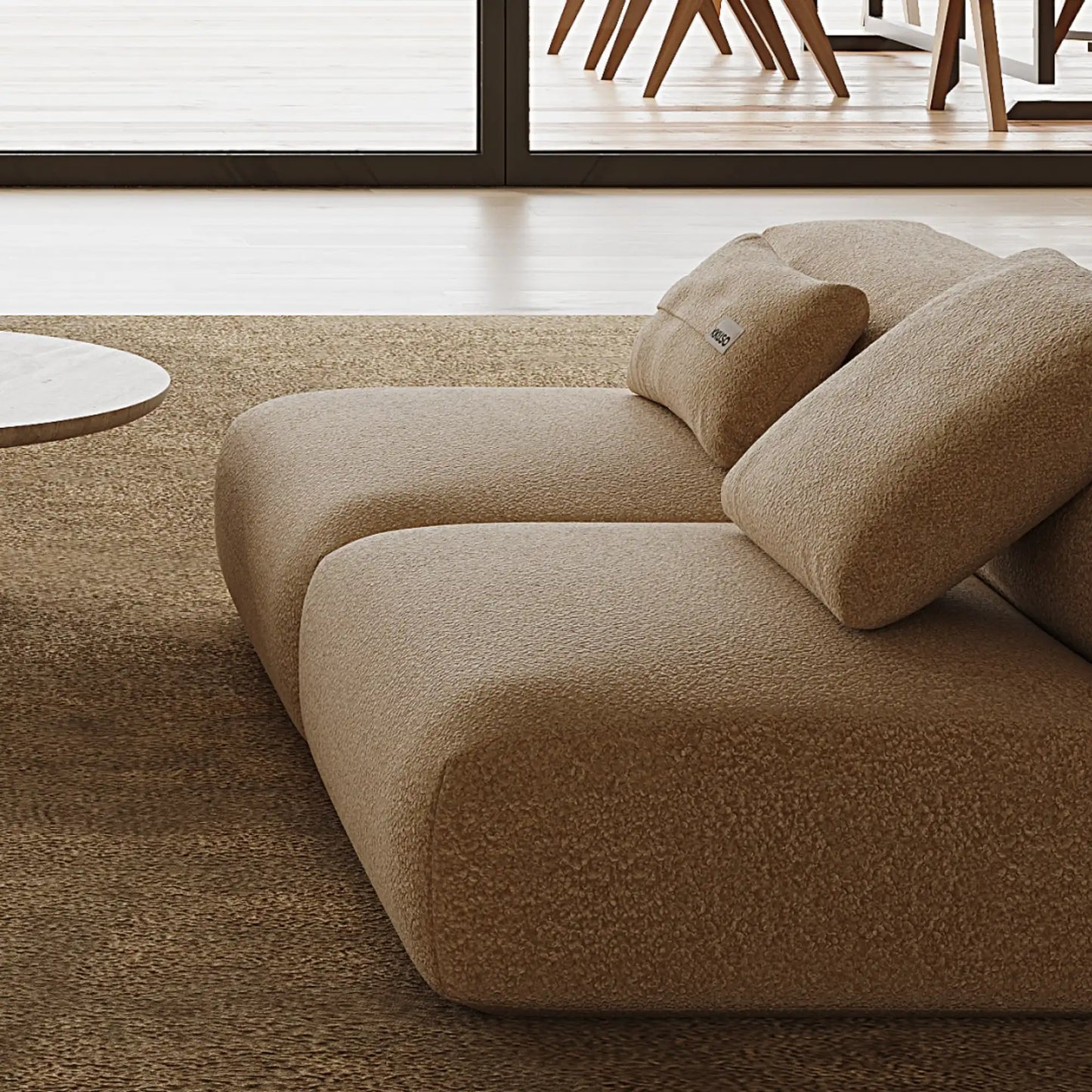 MOMO SET 3 - TEDDY FLEECE BEIGE