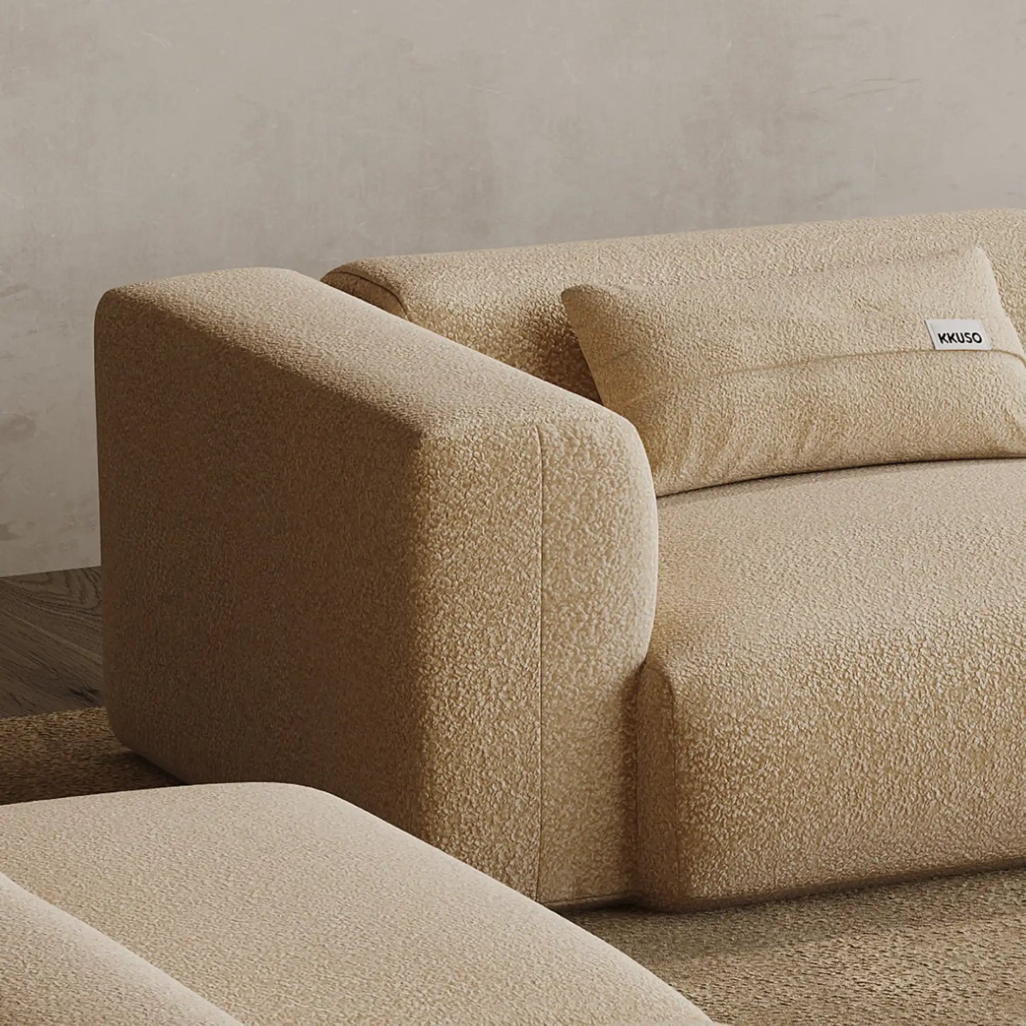 MOMO SET 4 - TEDDY FLEECE BEIGE