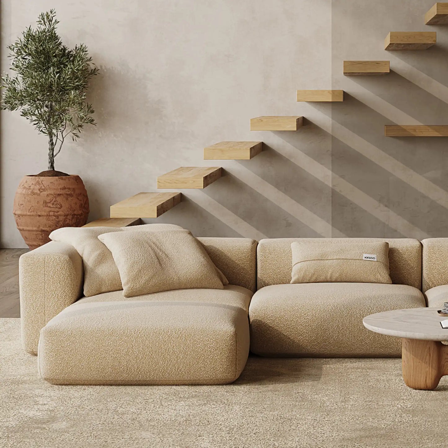 MOMO SET 6 - TEDDY FLEECE BEIGE