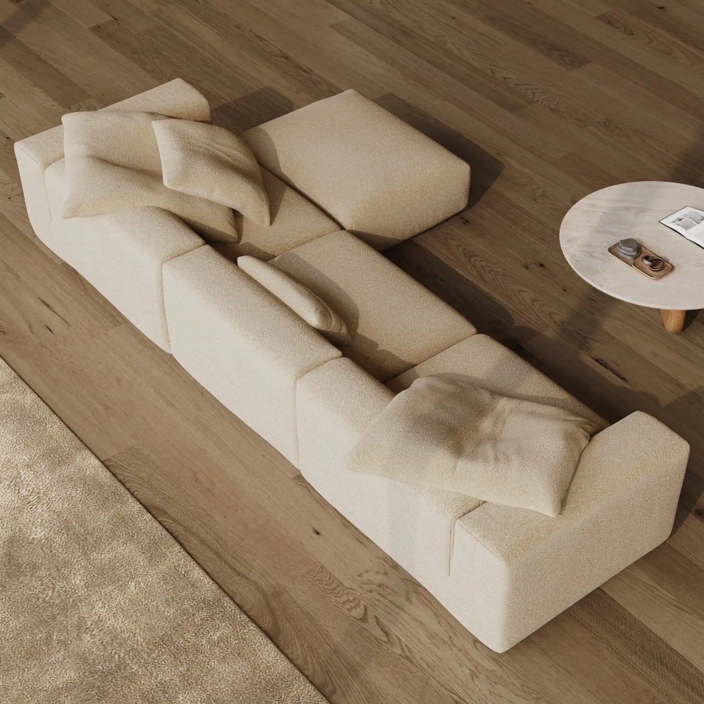 MOMO SET 6 - TEDDY FLEECE BEIGE